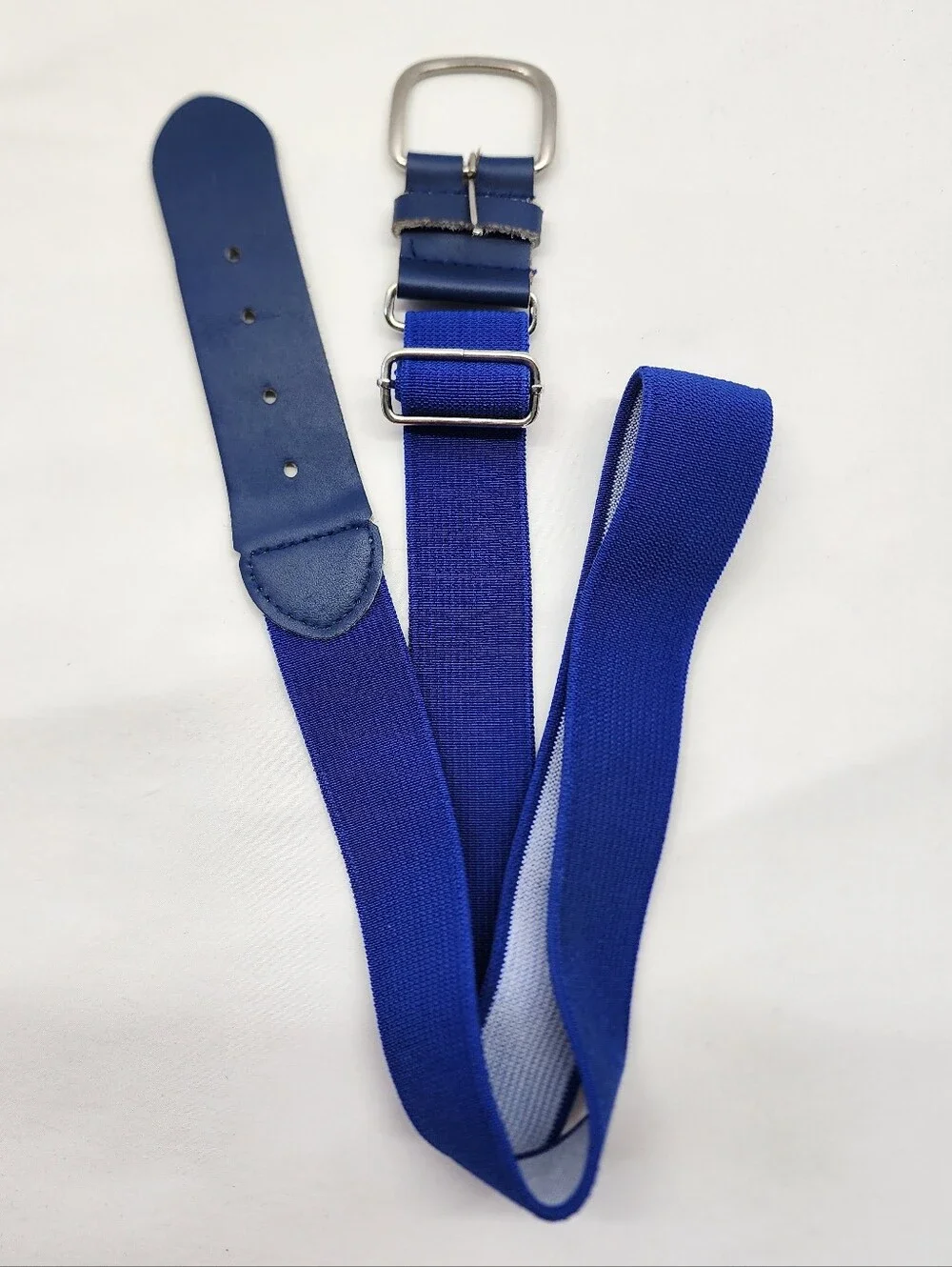 Blue adjustable elastic baseball Softball belt